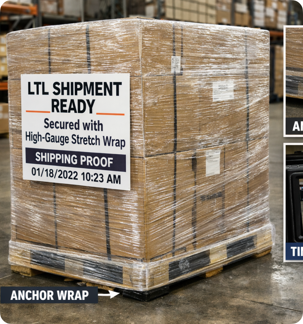 Stretch Wrap Gauge Standards for LTL Freight Damage Prevention