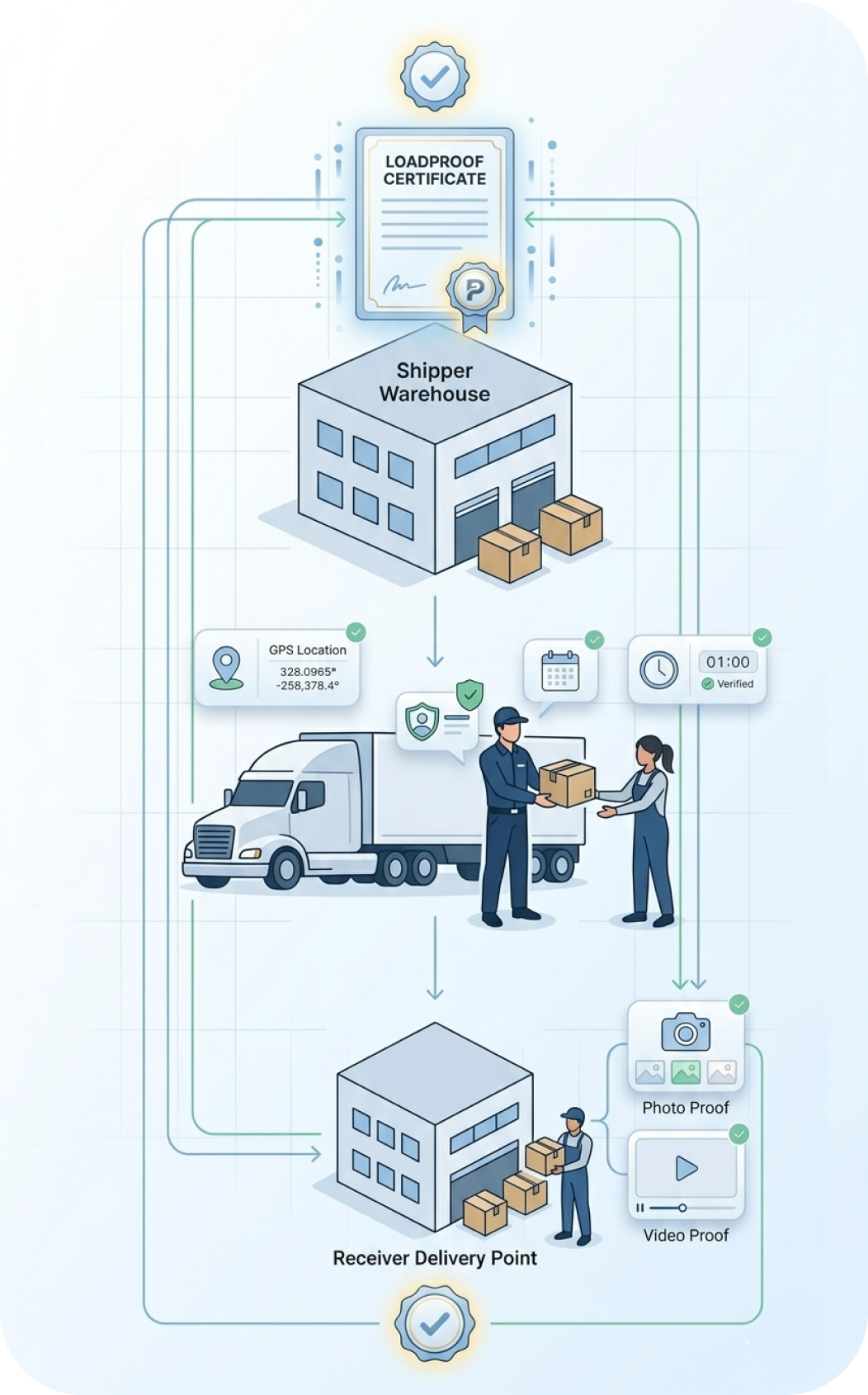 Load Proof Log In Load Condition & Chain of Custody Certificate - By LoadProof | LoadProof