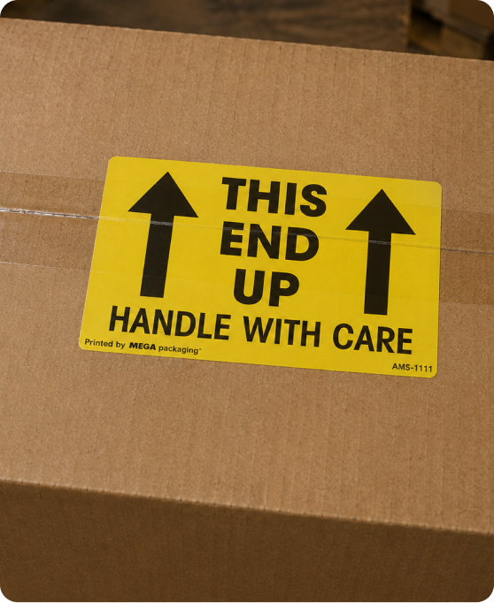 This End Up label