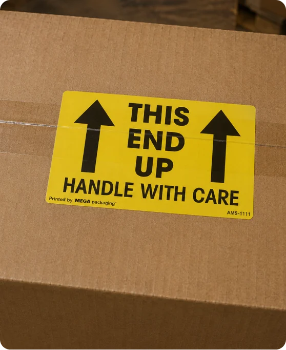 This End Up label